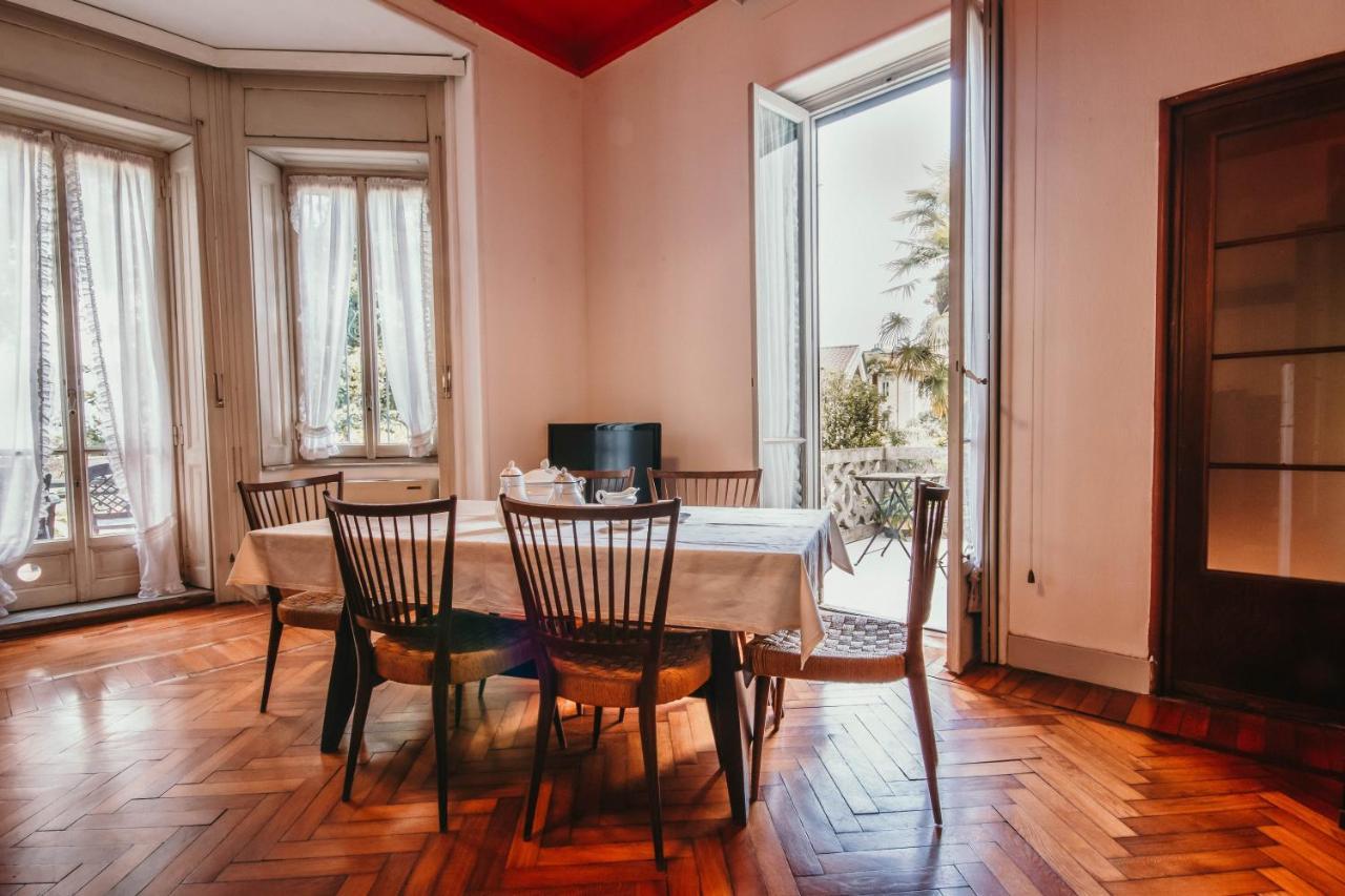 Library Apartment - Villa Candela Stresa Bagian luar foto